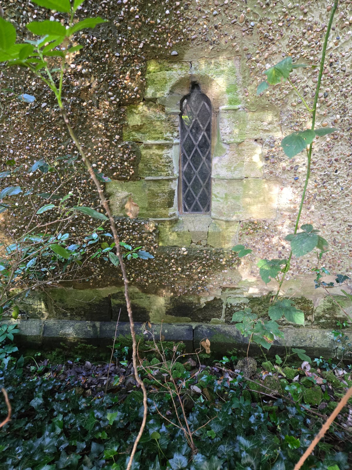 Medieval stone window