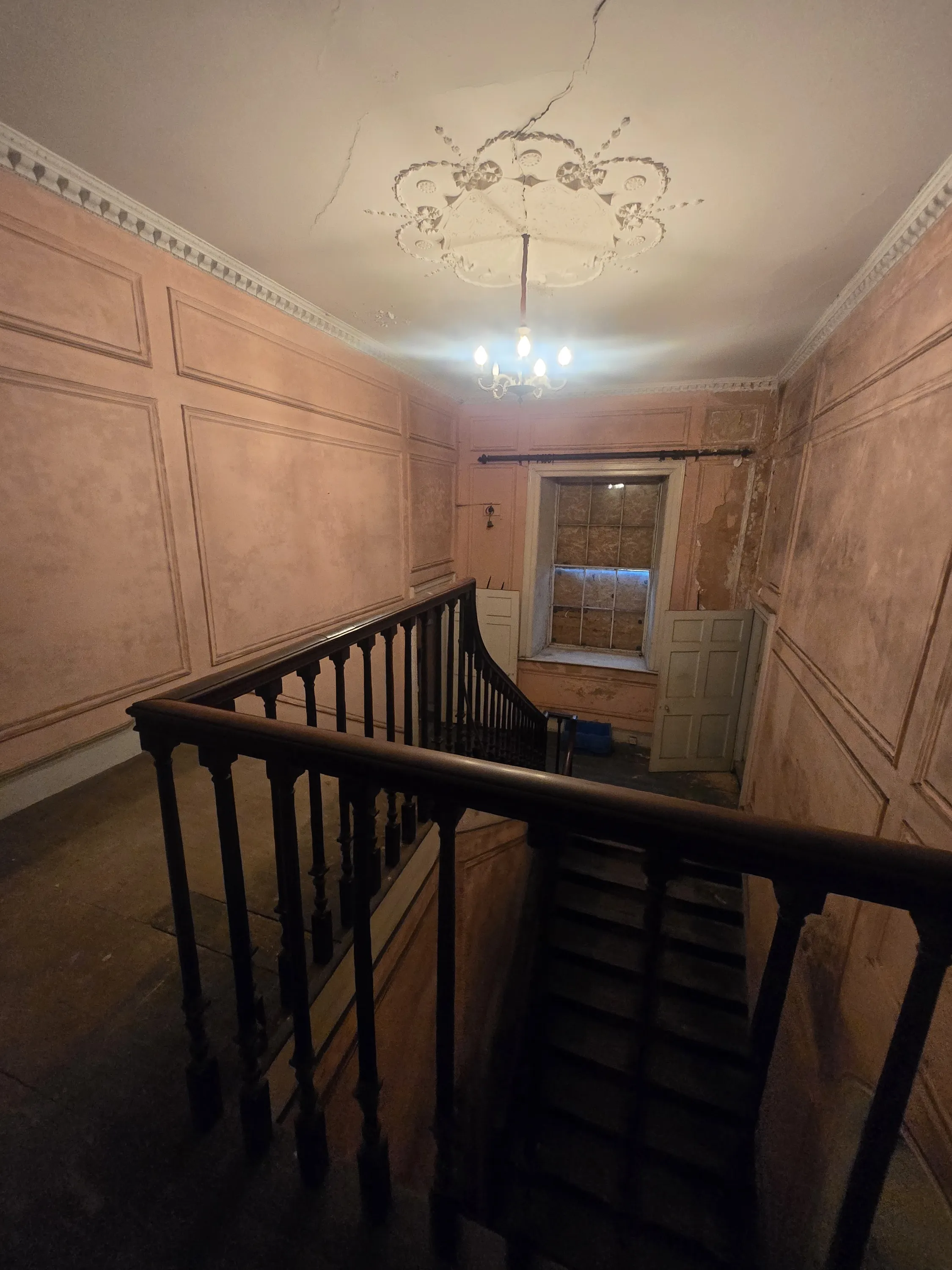 Staircase from above